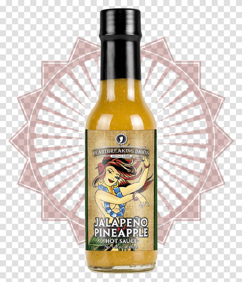 Jalapeno Pineapple Hot Sauce Best Sauce Label Design, Alcohol, Beverage, Drink, Beer Transparent Png