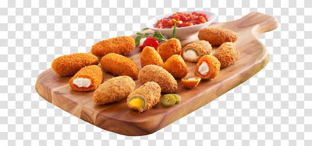 Jalapenos Cheese Amp Jalapeno Party Pack Croquette, Nuggets, Fried Chicken, Food, Sweets Transparent Png