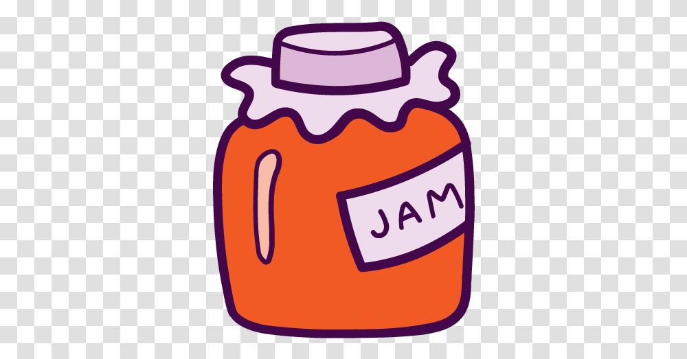 Jam Bottle Free Icon Of Autumn Hand Drawn Icon Selai, Food, Jar, Jug, Label Transparent Png
