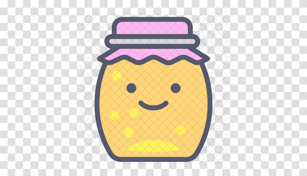 Jam Icon Pineapple Jam Jar Cartoon, Pottery, Food, Urn, Sweets Transparent Png