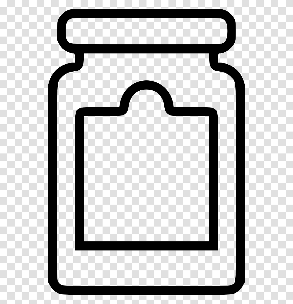 Jam Jar Icon Free Download, Stencil, Label, Tombstone Transparent Png