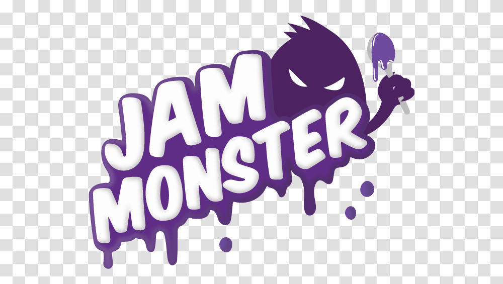 Jam Monster Eliquid Logo, Purple, Label Transparent Png