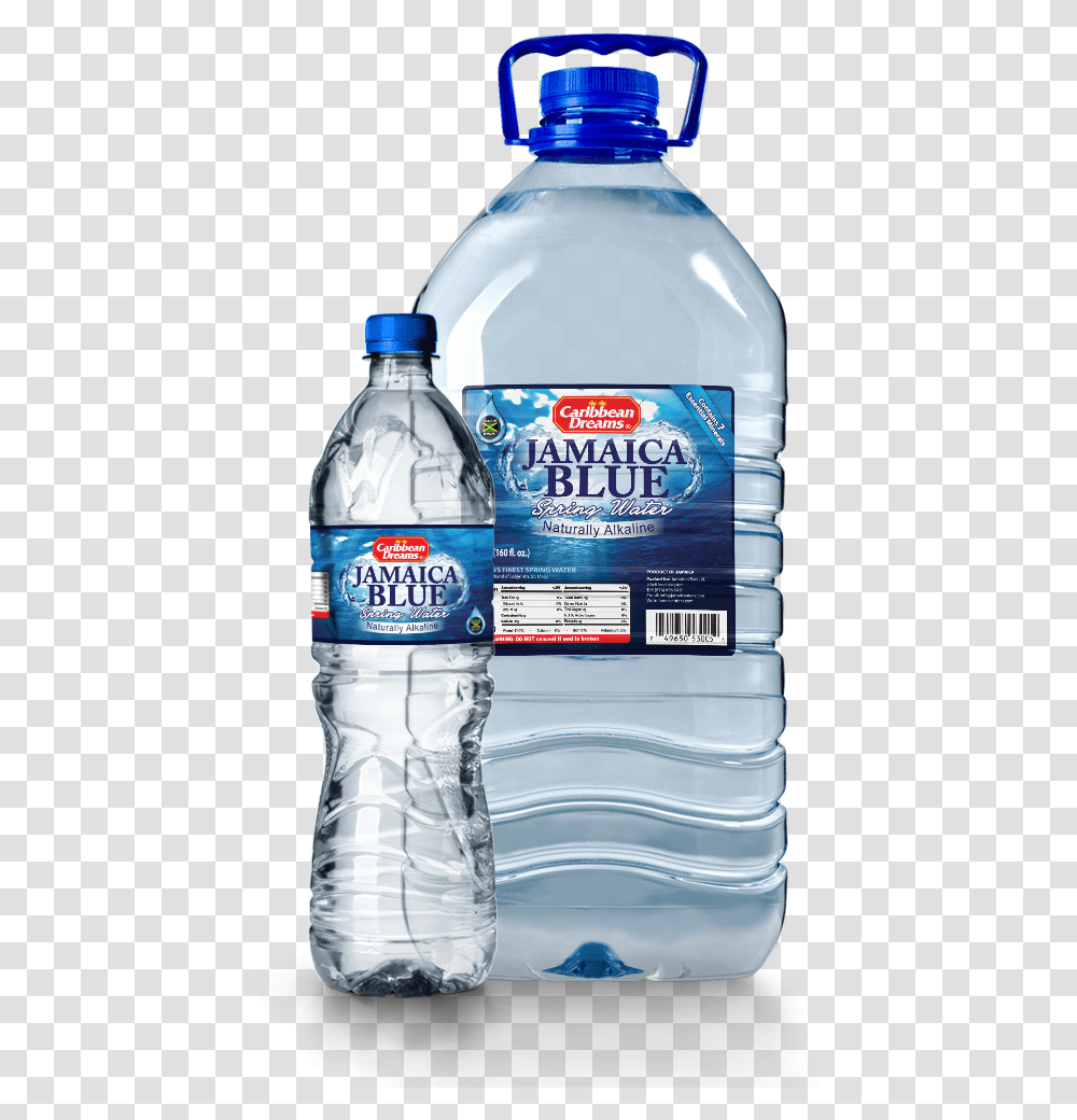 Jamaica Blue Water Bottled Water In Jamaica, Mineral Water, Beverage, Drink, Shaker Transparent Png