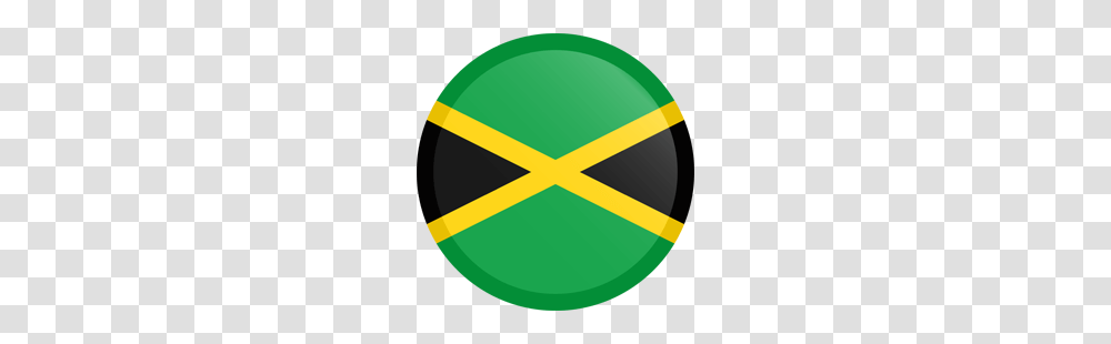 Jamaica Flag Clipart, Logo, Sign, Balloon Transparent Png