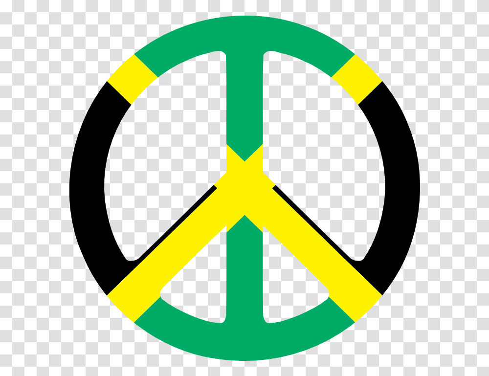 Jamaica Flag Emoji Peace Symbols, Lighting, Logo, Trademark, Star Symbol Transparent Png