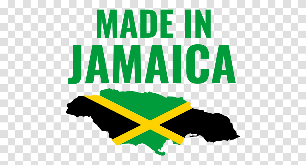 Jamaica Flag Map Greeting Card Made In Jamaica, Text, Logo, Symbol, Outdoors Transparent Png