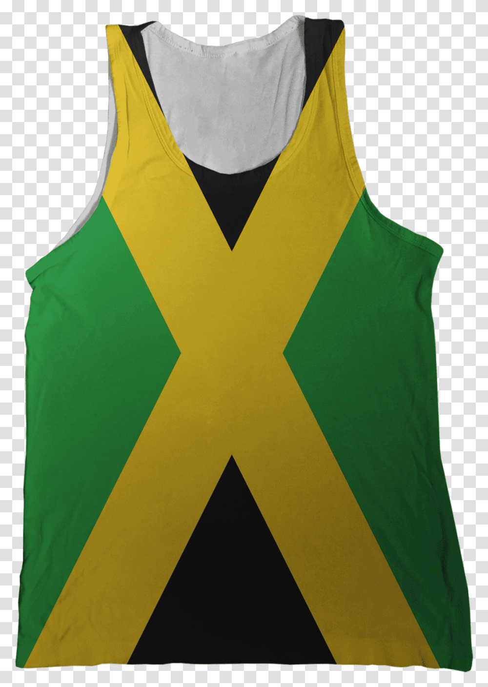 Jamaica Flag Tank Top Vest, Bib Transparent Png