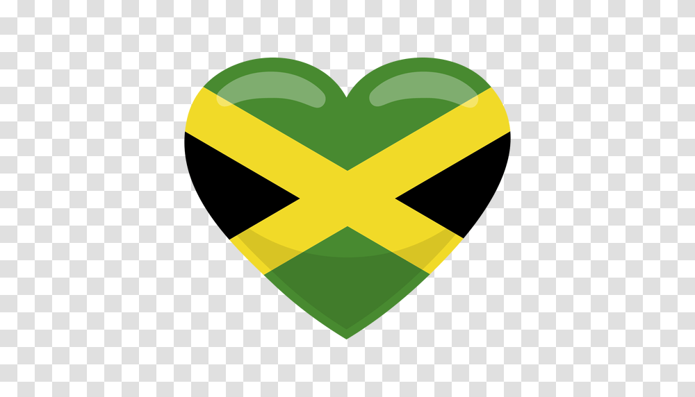 Jamaica Heart Flag, Star Symbol, Number Transparent Png