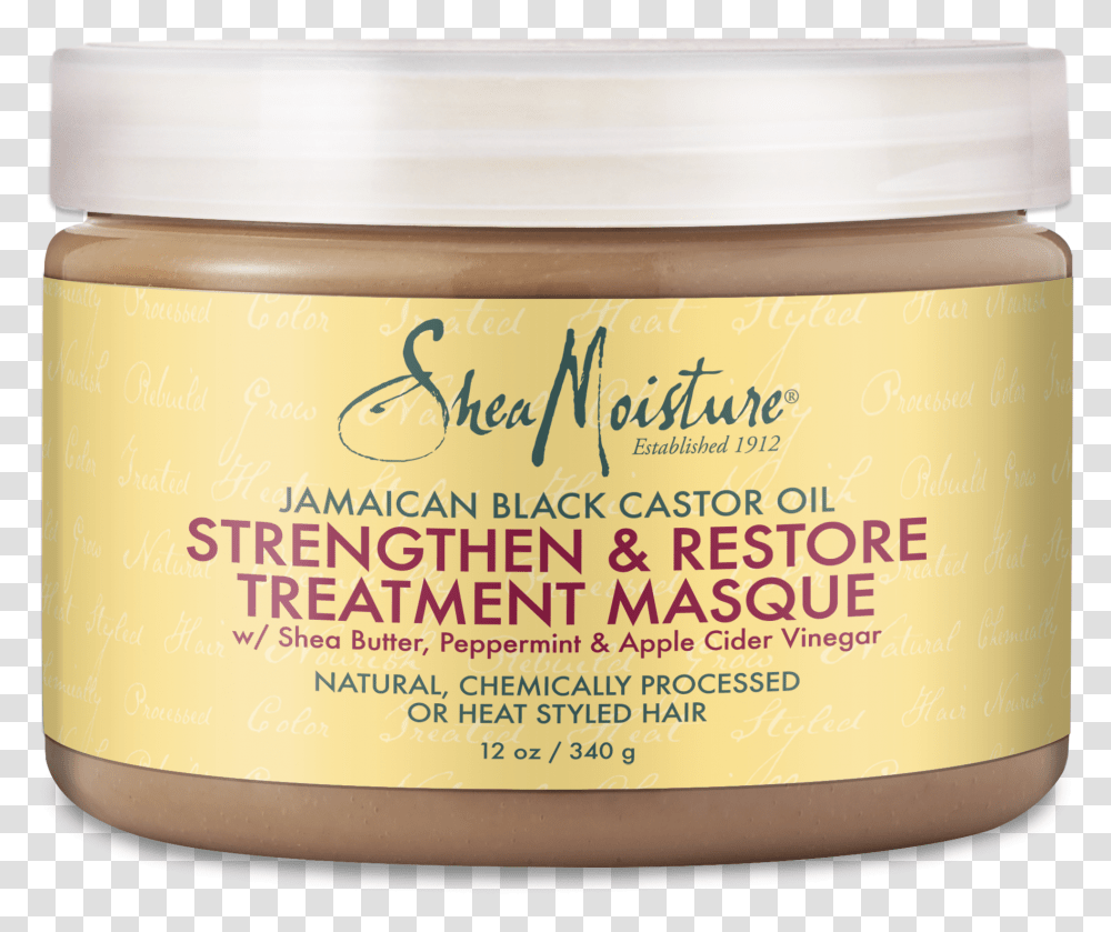 Jamaican Black Castor Oil Strengthen Amp Restore Treatment Shea Moisture, Box, Label, Food Transparent Png