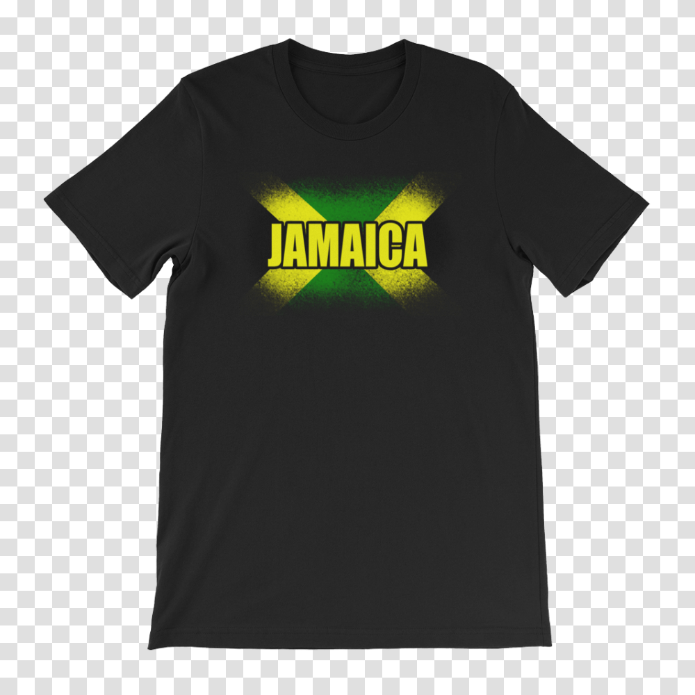 Jamaican Flag La Pluma Negra, Apparel, T-Shirt, Sleeve Transparent Png