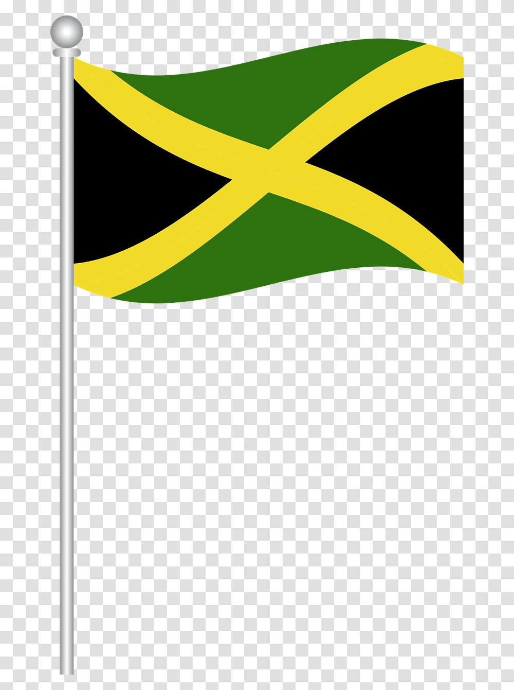 Jamaican Flag No Background, Logo, Trademark, Plant Transparent Png