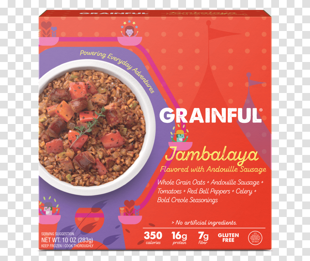 Jambalaya Head On Pic Grainful Food Product, Plant, Produce, Menu Transparent Png