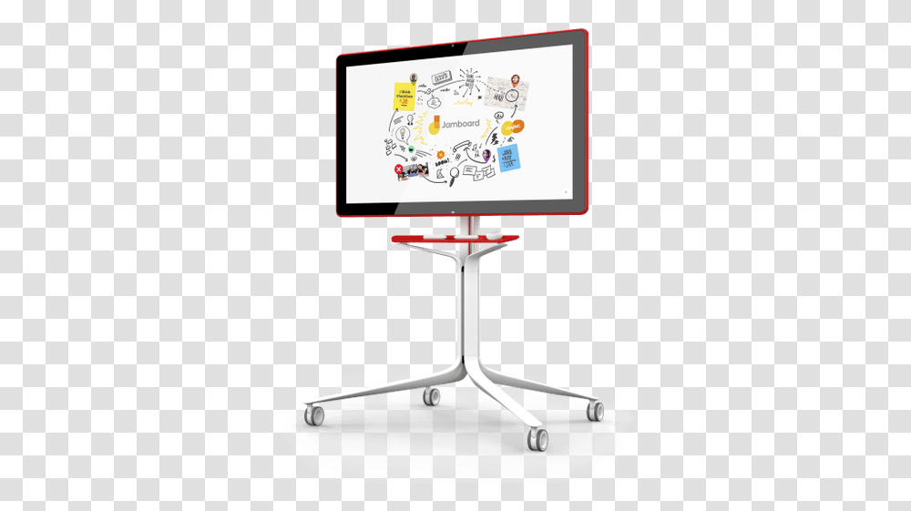 Jamboard - The Whiteboard Reimagined For Collaboration In Google Jamboard, Furniture, Screen, Electronics, Chair Transparent Png