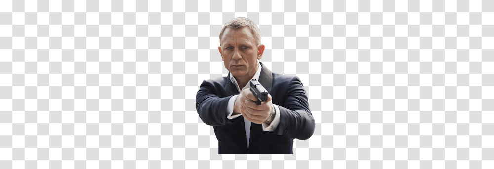 James Bond, Character, Person, Human, Handgun Transparent Png