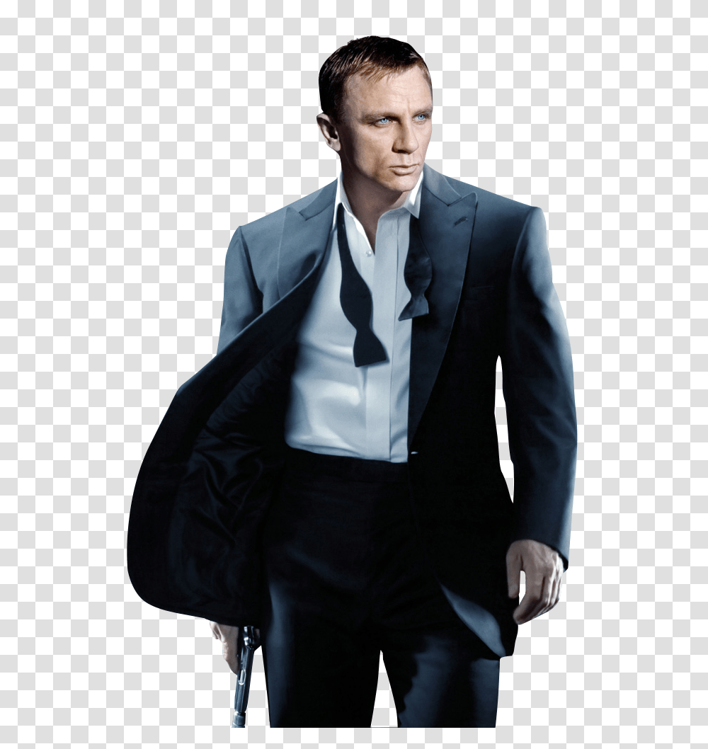 James Bond, Character, Suit, Overcoat Transparent Png