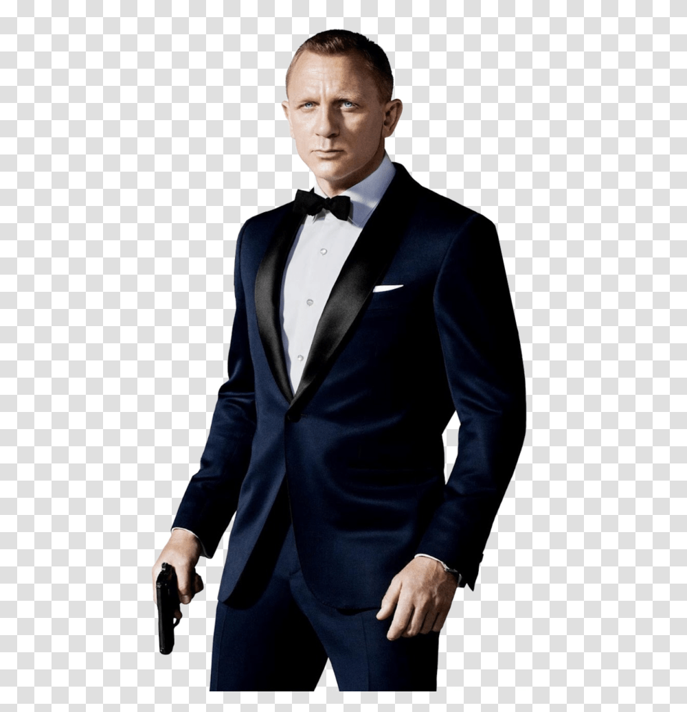 James Bond, Character, Suit, Overcoat Transparent Png