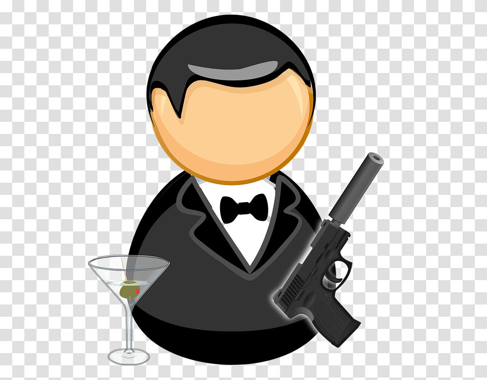 James Bond Clipart Look, Cocktail, Alcohol, Beverage, Drink Transparent Png