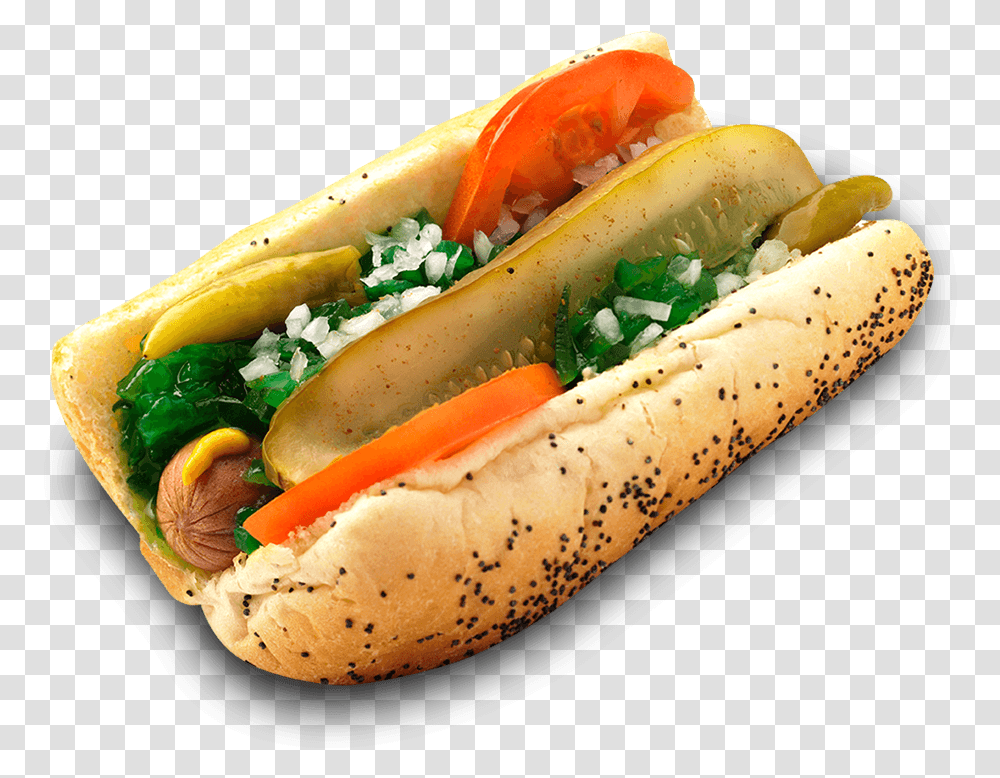 James Coney Island Chicago Dog, Hot Dog, Food Transparent Png