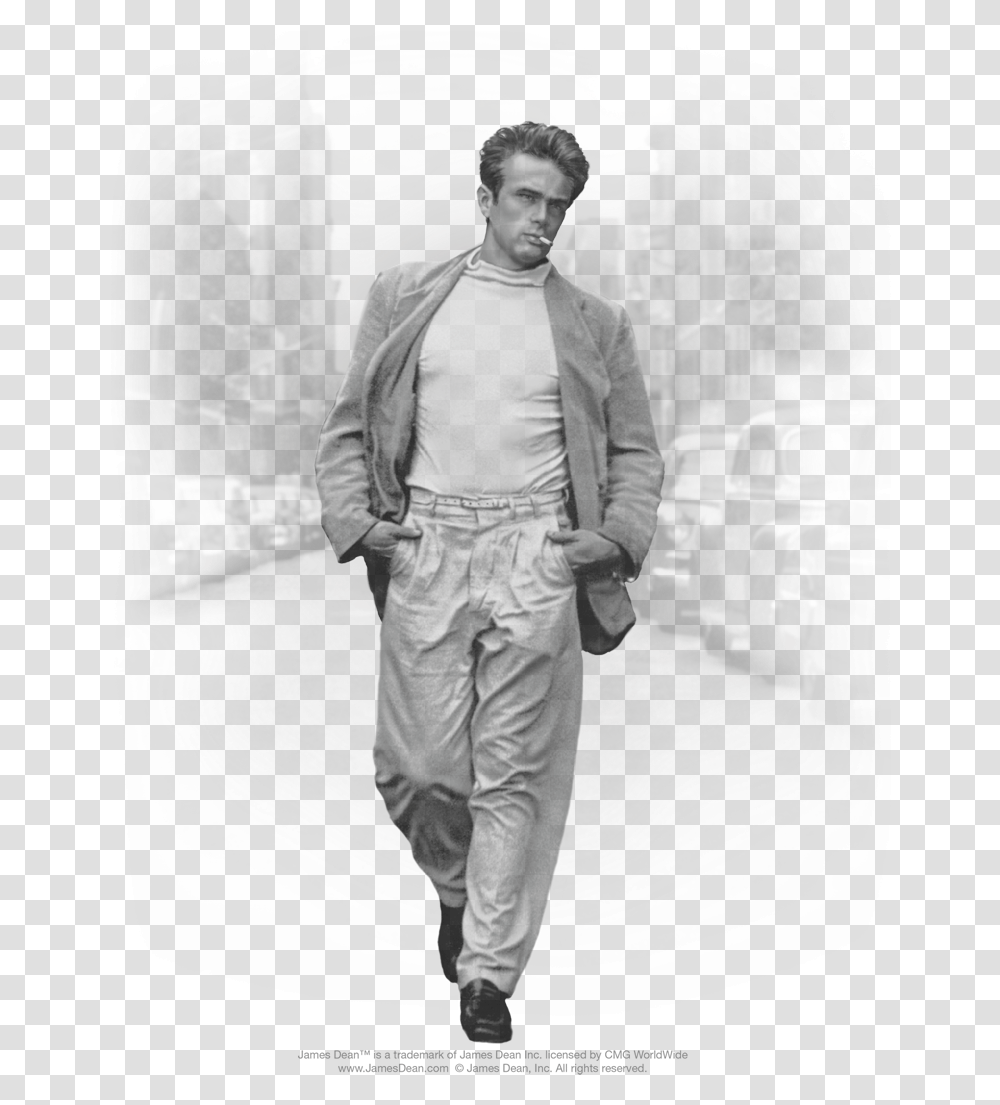 James Dean V Neck, Person, Car, Vehicle Transparent Png