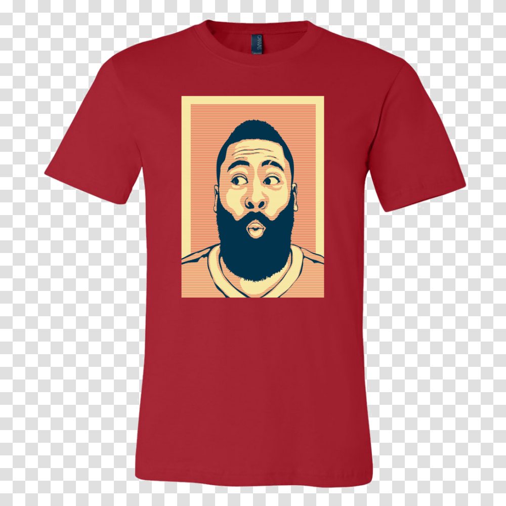 James Harden Face T Shirt Tee Wise, Apparel, T-Shirt, Person Transparent Png