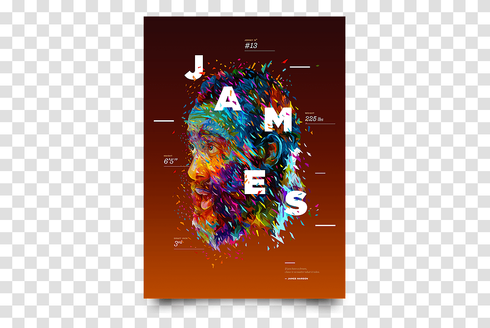James Harden, Poster, Advertisement Transparent Png