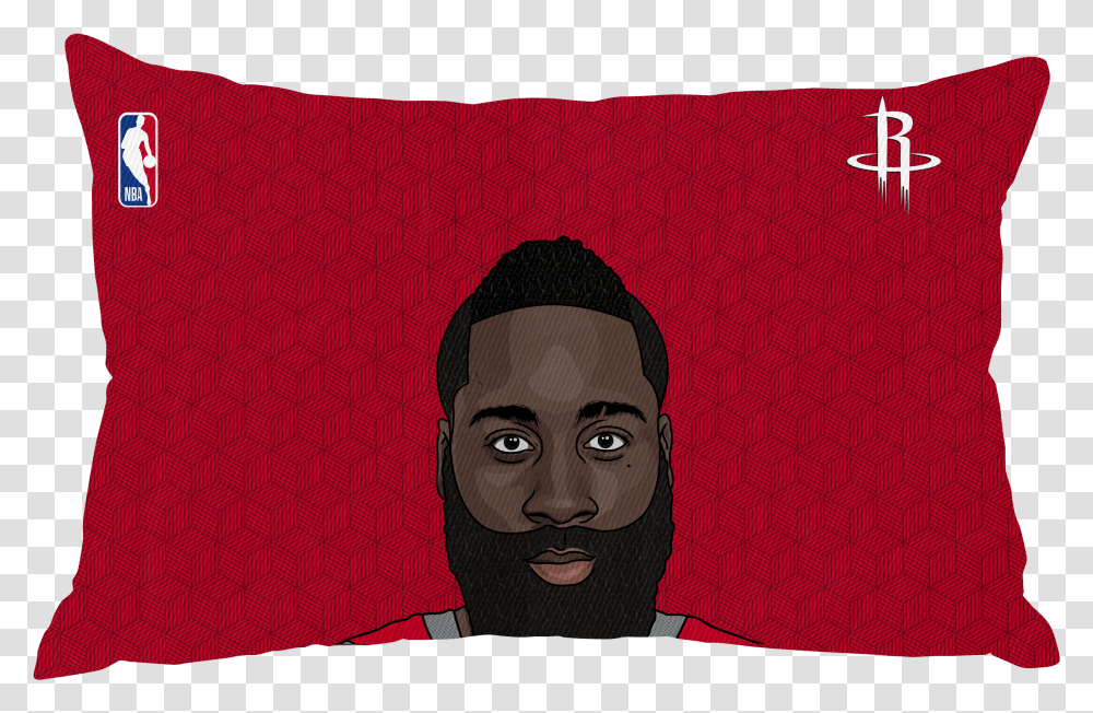 James Harden Pillow Case Face Cushion, Person, Human Transparent Png