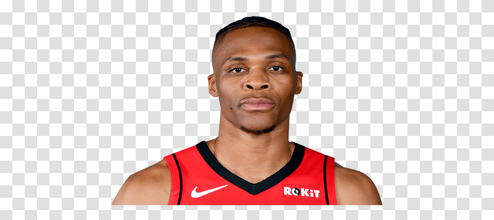 James Harden Stats News Bio Espn Russell Westbrook Espn, Face, Person, Clothing, Man Transparent Png