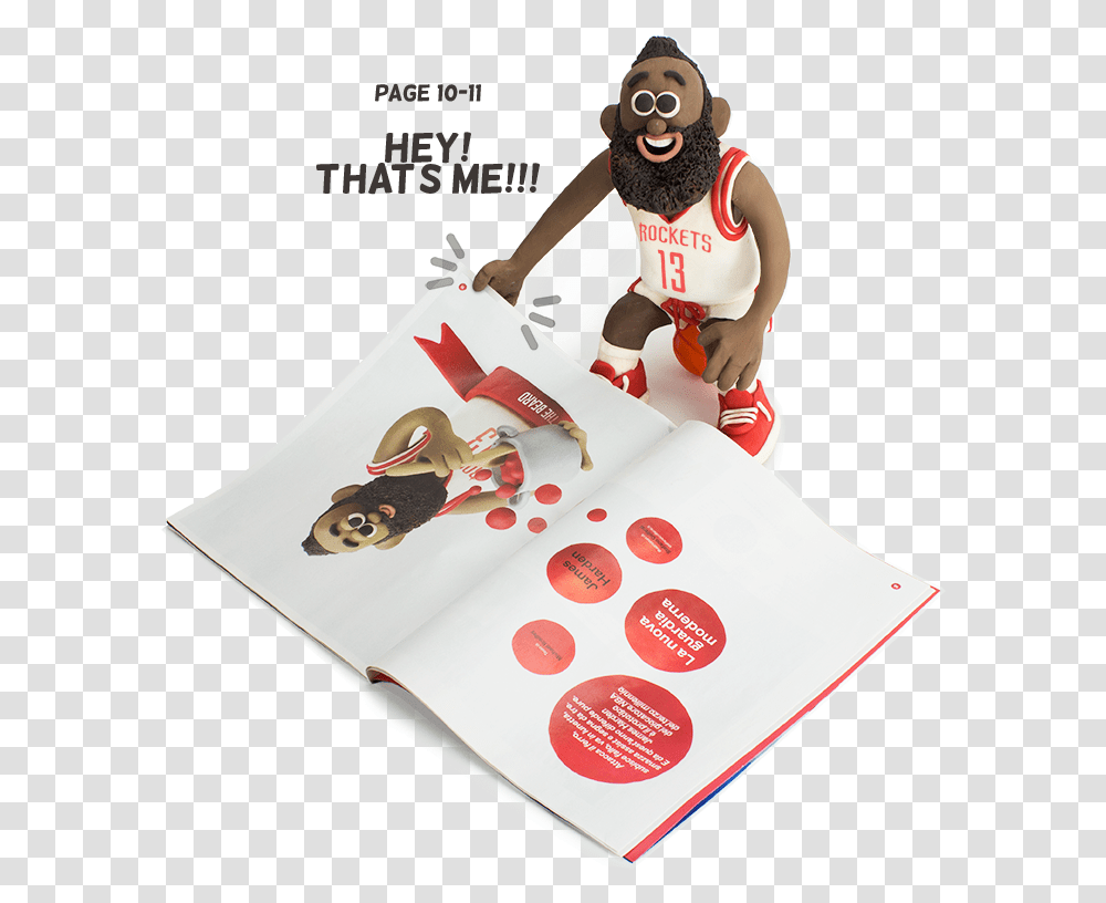 James Harden X Rivista Ufficiale Nba Illustration, Text, Birthday Cake, Dessert, Food Transparent Png