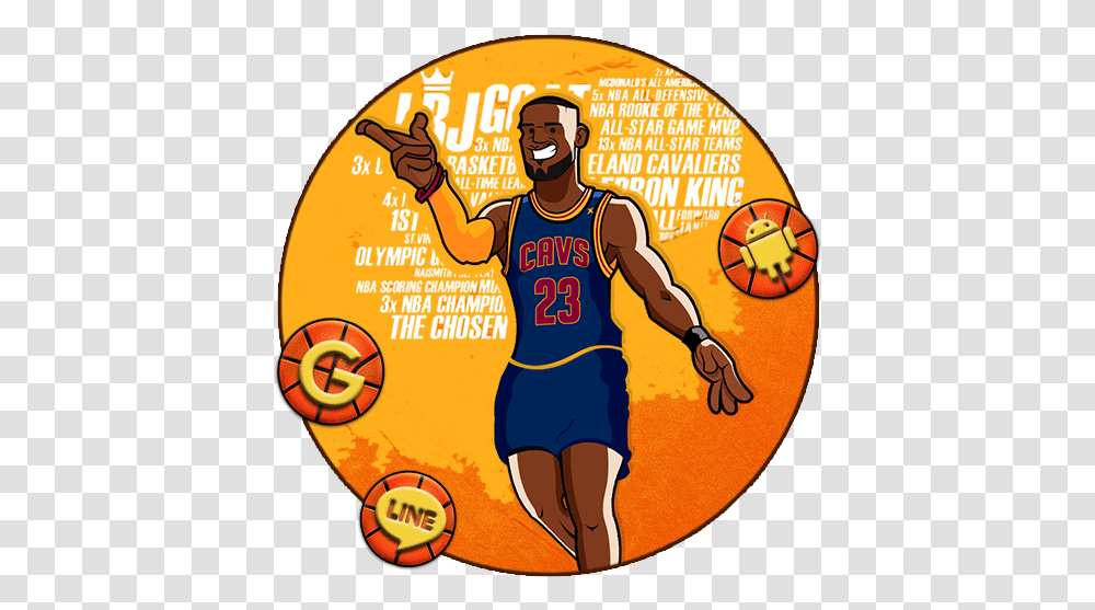 James Nba Basketball Themes Live Player, Disk, Person, Human, Hand Transparent Png