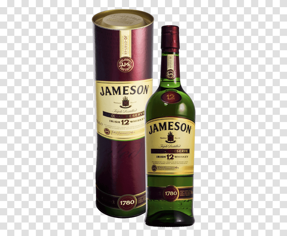 Jameson 12 Year Old Special Reserve Jameson Irish Whiskey, Liquor, Alcohol, Beverage, Drink Transparent Png