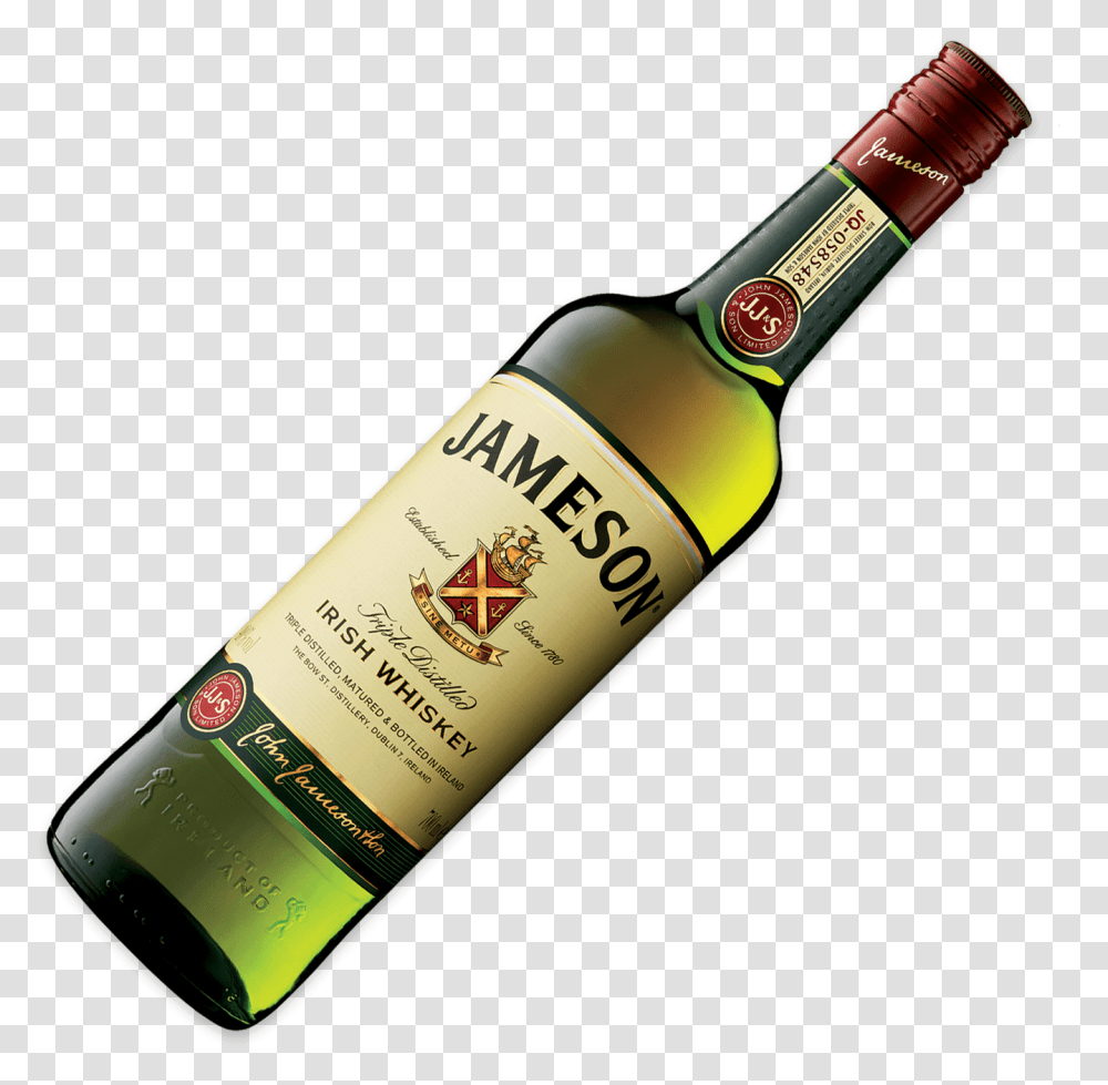 Jameson, Bottle, Alcohol, Beverage, Drink Transparent Png