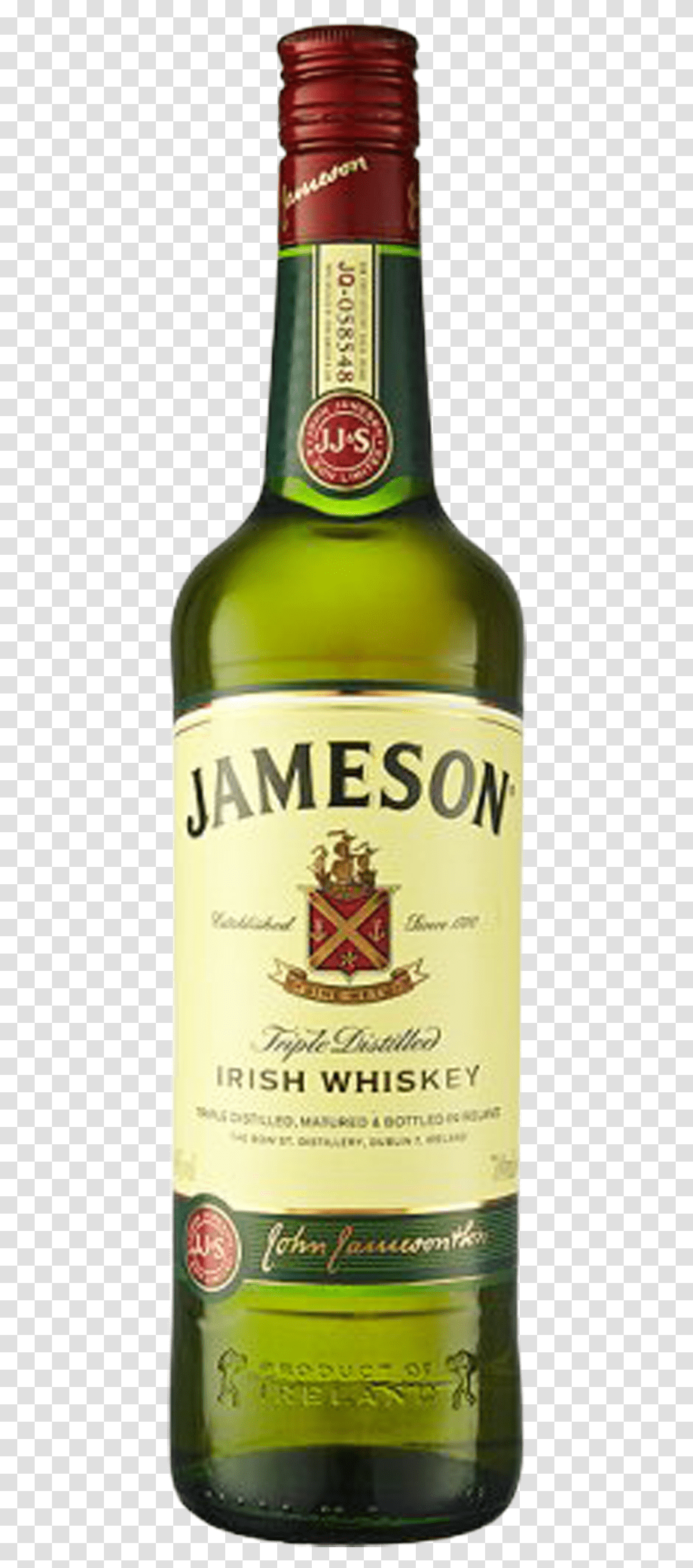 Jameson Bottle Jameson Irish Whiskey, Alcohol, Beverage, Drink, Liquor Transparent Png