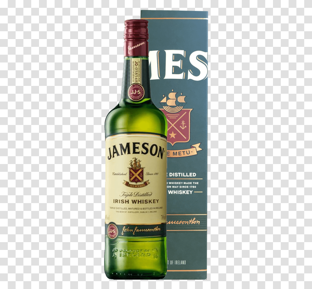 Jameson Irish Whiskey 700ml In Gift Box Jameson Irish Whiskey, Liquor, Alcohol, Beverage, Drink Transparent Png