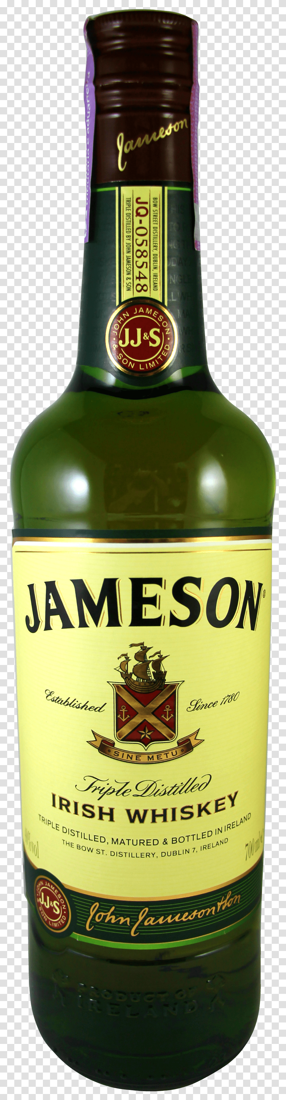 Jameson Irish Whiskey, Absinthe, Liquor, Alcohol, Beverage Transparent Png