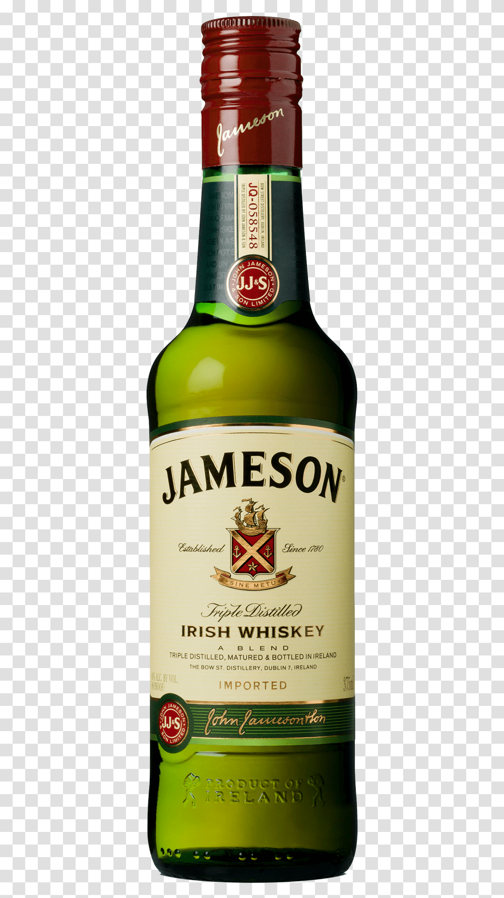 Jameson Irish Whiskey Ireland 375ml Bottle Jameson Irish Whiskey 1 Litre, Liquor, Alcohol, Beverage, Drink Transparent Png