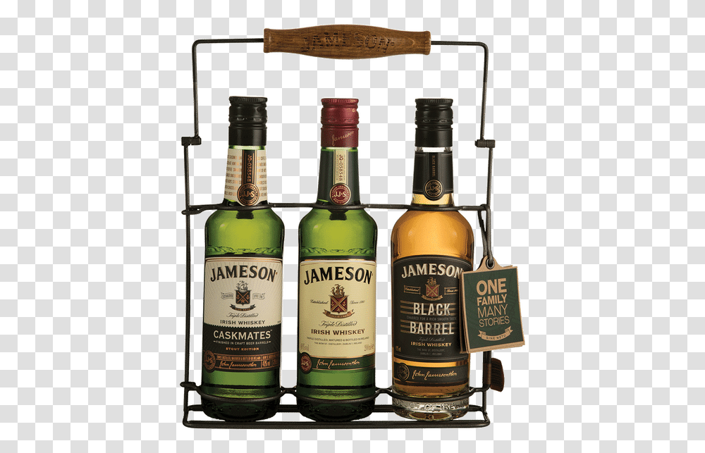 Jameson Trilogy Pack Jameson Irish Whiskey, Liquor, Alcohol, Beverage, Drink Transparent Png