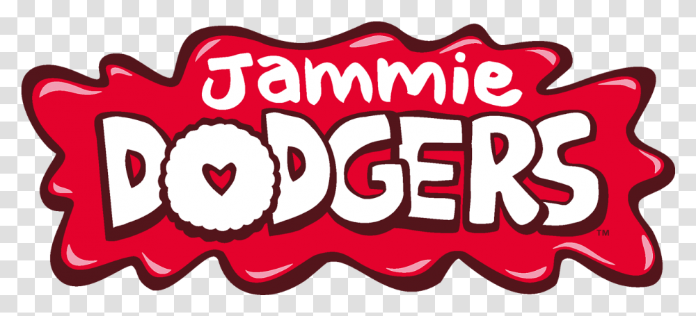 Jammie Dodgers Jammie Dodgers Biscuits Logo, Text, Label, Heart, Food Transparent Png