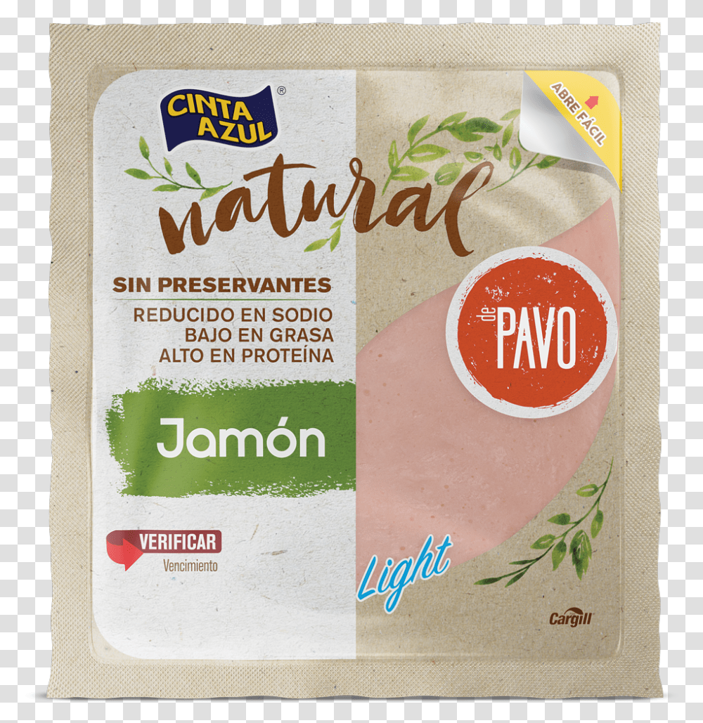 Jamon De Pavo Cinta Azul Natural, Food, Plant, Flour, Powder Transparent Png