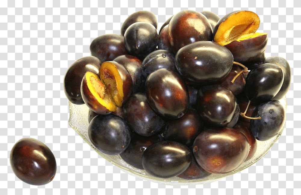 Jamun Fruit Plum, Plant, Food, Grapes Transparent Png