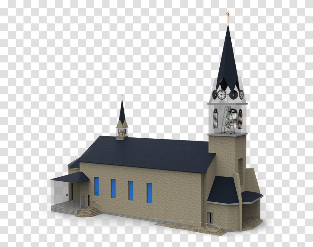 Jan Felczynski Bell Foundry Church With A Bell Tower, Architecture, Building, Spire, Clock Tower Transparent Png