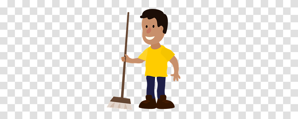Janitor Transport, Person, Human, Broom Transparent Png