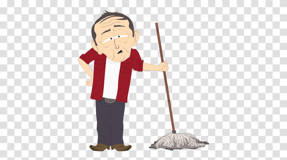 Janitor Cartoon, Person, Human, Broom, Cleaning Transparent Png