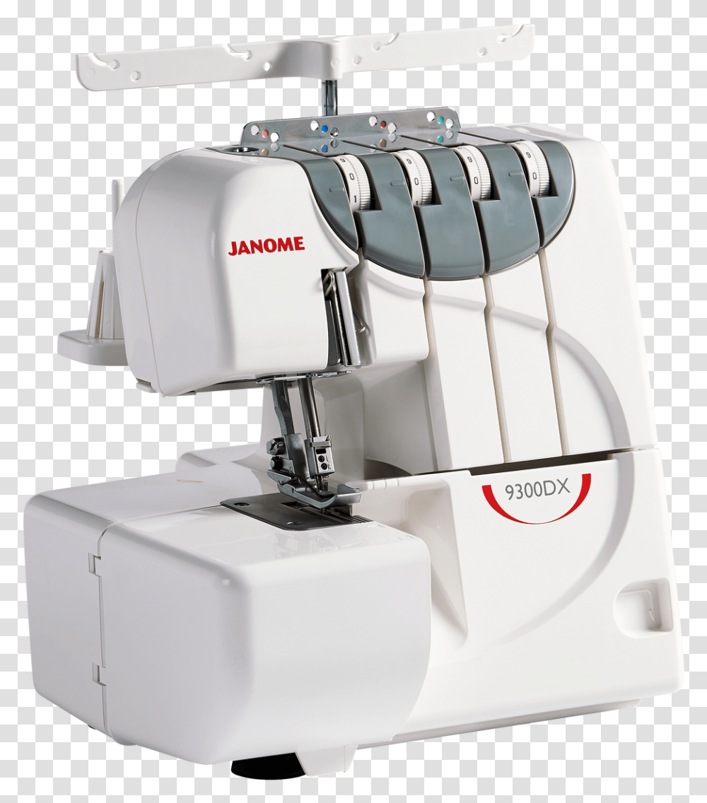 Janome 9300dx Overlocker, Machine, Sewing, Sewing Machine, Electrical Device Transparent Png