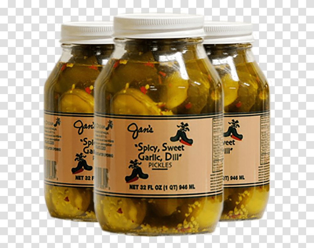 Jans Pickles, Relish, Food, Label Transparent Png