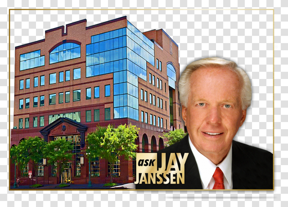 Janssen Law Center, Office Building, Tie, Person, Urban Transparent Png