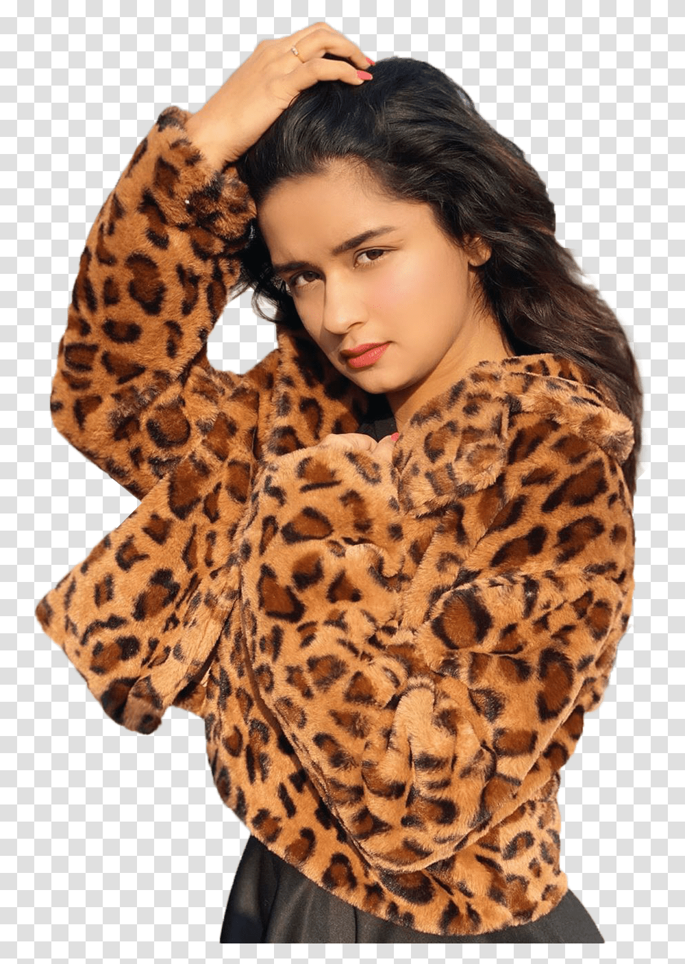 January 2020 All Check Here - Arya Ek Fan Avneet Kaur Instagram Baby Girl You, Clothing, Panther, Mammal, Animal Transparent Png