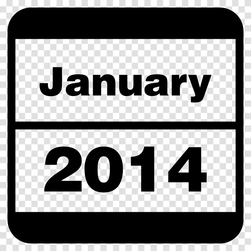 January On Calendar Icon Free Download, Number, Label Transparent Png