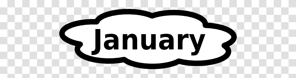 January Pictures Clip Art, Label, Word, Stencil Transparent Png