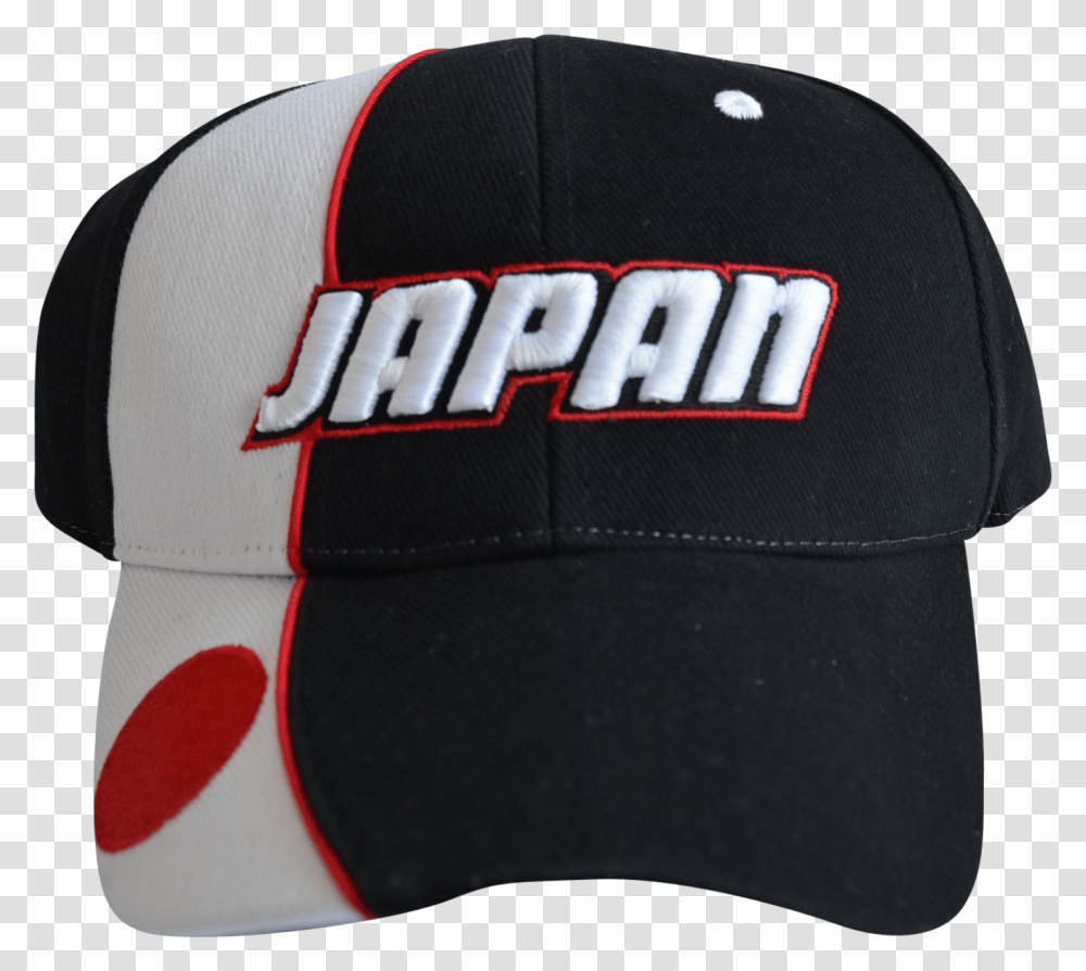 Japan Cap White Black Flag Japan Cap With Flag, Apparel, Baseball Cap, Hat Transparent Png