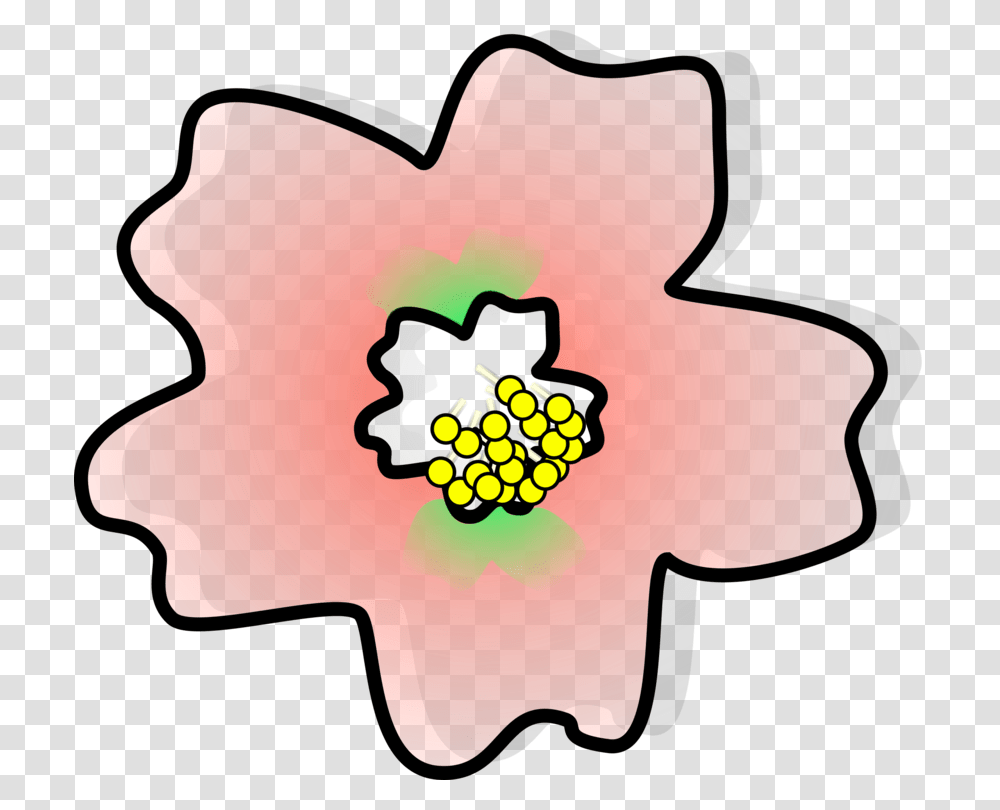 Japan Cherry Blossom Flower Drawing, Plant, Hibiscus, Cow, Cattle Transparent Png